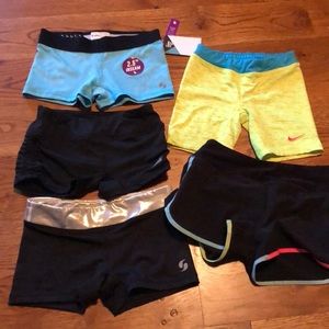 Girls shorts, spandex